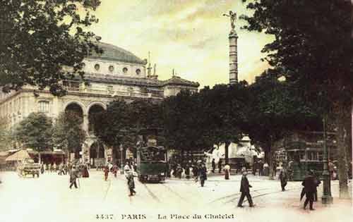 Театр Шатле в Париже. 1910-е годы
