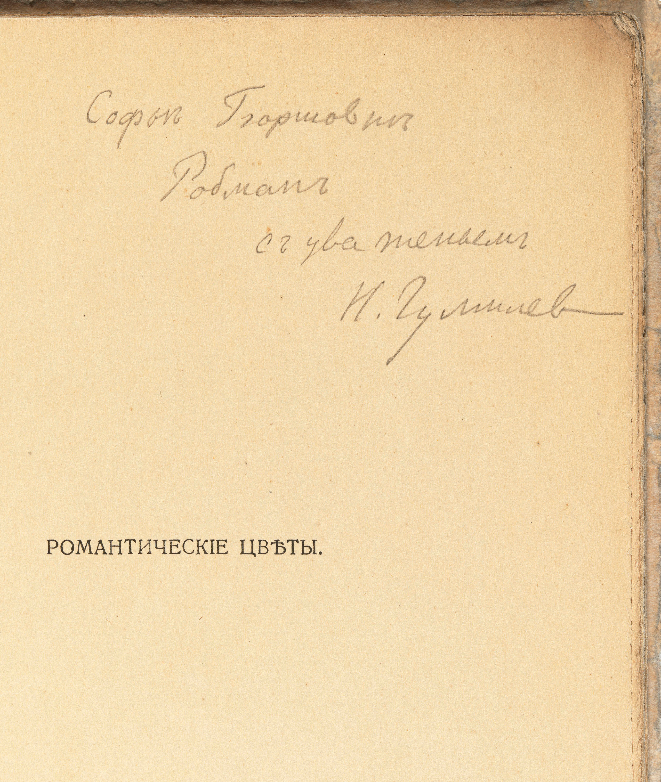 Софье Борисовне Робман