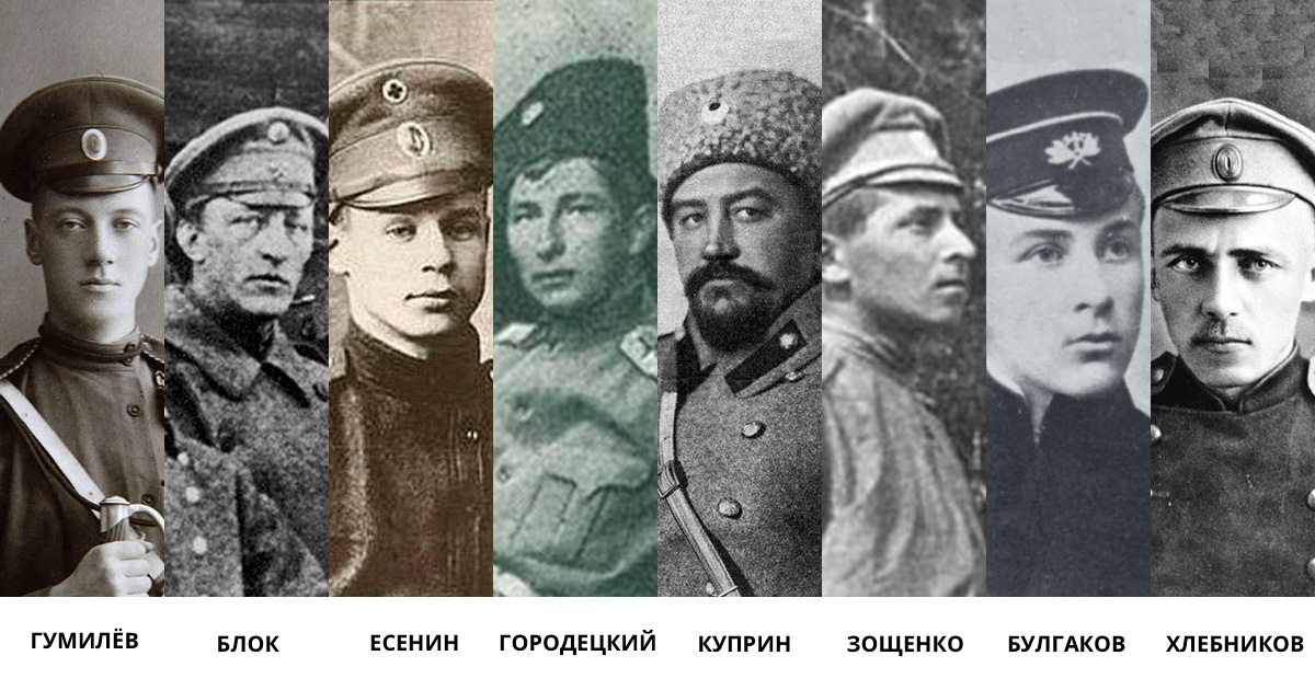 Поэты и писатели России в Первой Мировой войне